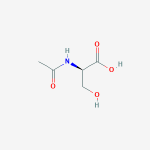 molecular formula C5H9NO4 B188832 (R)-2-acetamido-3-hydroxypropanoic acid CAS No. 152612-69-6
