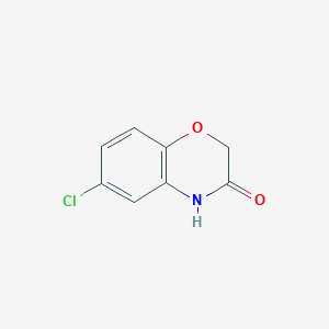 molecular formula C8H6ClNO2 B188842 6-氯-2H-1,4-苯并恶唑-3(4H)-酮 CAS No. 7652-29-1