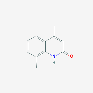 molecular formula C11H11NO B188844 4,8-二甲基喹啉-2-醇 CAS No. 5349-78-0