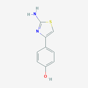 molecular formula C9H8N2OS B188846 4-(2-氨基-1,3-噻唑-4-基)酚 CAS No. 57634-55-6