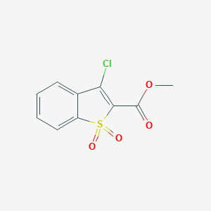 molecular formula C10H7ClO4S B188859 3-氯苯并[b]噻吩-2-甲酸甲酯 1,1-二氧化物 CAS No. 21211-23-4
