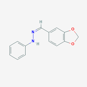 molecular formula C14H12N2O2 B188875 1,3-Benzodioxole-5-carboxaldehyde, phenylhydrazone CAS No. 23550-76-7