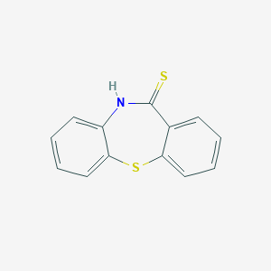 molecular formula C13H9NS2 B188878 Dibenzo[b,f][1,4]thiazepine-11(10H)-thione CAS No. 30690-43-8