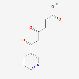 molecular formula C11H11NO4 B188880 4,6-Dioxo-6-(3-pyridyl)hexanoic acid CAS No. 133390-68-8