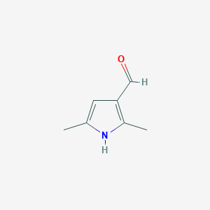 molecular formula C7H9NO B188882 2,5-dimethyl-1H-pyrrole-3-carbaldehyde CAS No. 2199-63-5