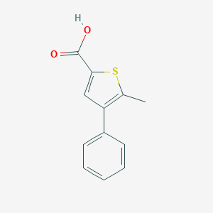 molecular formula C12H10O2S B188889 5-Methyl-4-phenylthiophene-2-carboxylic acid CAS No. 62404-08-4