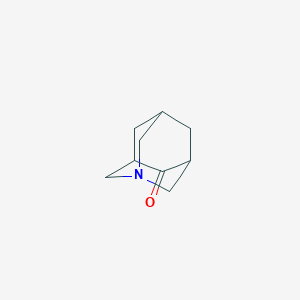 molecular formula C9H13NO B188890 1-Azatricyclo[3.3.1.13,7]decan-4-one CAS No. 42949-24-6