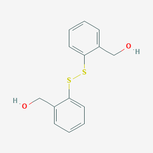 molecular formula C14H14O2S2 B188891 (2-([2-(Hydroxymethyl)phenyl]disulfanyl)phenyl)methanol CAS No. 35190-71-7