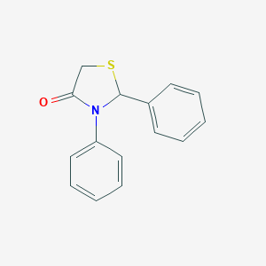 molecular formula C15H13NOS B188892 2,3-二苯基-4-噻唑烷酮 CAS No. 29291-15-4
