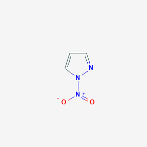 molecular formula C3H3N3O2 B188897 1-硝基吡唑 CAS No. 7119-95-1