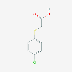 molecular formula C8H7ClO2S B188907 （4-氯苯硫基）乙酸 CAS No. 3405-88-7