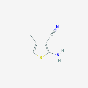 molecular formula C6H6N2S B188914 2-Amino-4-méthylthiophène-3-carbonitrile CAS No. 4623-55-6