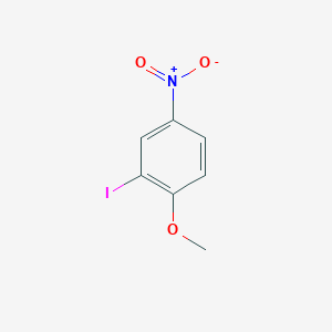 molecular formula C7H6INO3 B188917 2-碘-4-硝基苯甲醚 CAS No. 5399-03-1