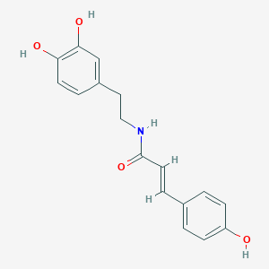 molecular formula C17H17NO4 B188918 (E)-N-(3,4-二羟基苯乙基)-3-(4-羟基苯基)丙烯酰胺 CAS No. 103188-46-1