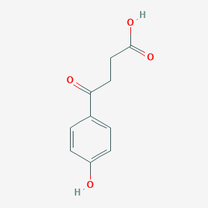 molecular formula C10H10O4 B188951 4-(4-Hydroxyphenyl)-4-oxobutanoic acid CAS No. 56872-39-0