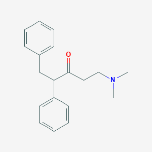 molecular formula C19H23NO B188953 3-Pentanone, 5-(dimethylamino)-1,2-diphenyl- CAS No. 113676-20-3