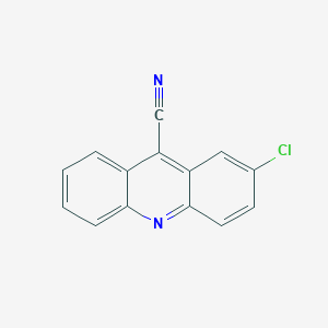molecular formula C14H7ClN2 B188955 2-Chloroacridine-9-carbonitrile CAS No. 30490-54-1