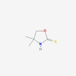 molecular formula C5H9NOS B188968 4,4-Dimethyloxazolidine-2-thione CAS No. 54013-55-7