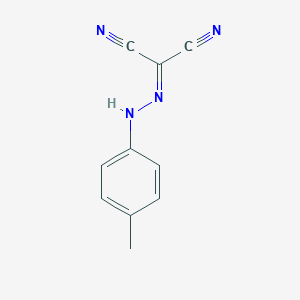 molecular formula C10H8N4 B188971 Propanedinitrile, [(4-methylphenyl)hydrazono]- CAS No. 40257-94-1