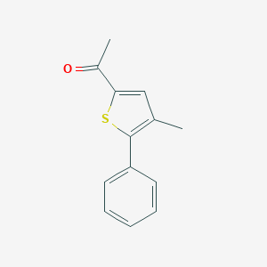 molecular formula C13H12OS B188972 Ethanone, 1-(4-methyl-5-phenyl-2-thienyl)- CAS No. 57021-59-7
