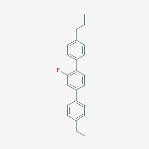 molecular formula C23H23F B188975 4-(4-乙基苯基)-2-氟-1-(4-丙基苯基)苯 CAS No. 95759-44-7