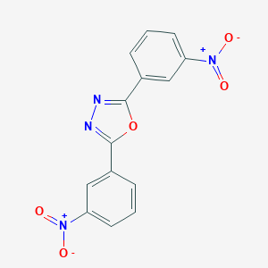 molecular formula C14H8N4O5 B189001 2,5-双(3-硝基苯基)-1,3,4-噁二唑 CAS No. 2491-89-6