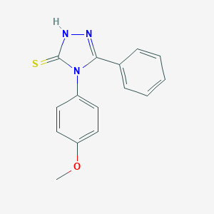 B189004 4-(4-methoxyphenyl)-5-phenyl-4H-1,2,4-triazole-3-thiol CAS No. 63279-75-4