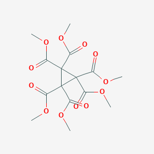 molecular formula C15H18O12 B018903 六甲基环丙烷-1,1,2,2,3,3-六甲酸酯 CAS No. 109777-05-1