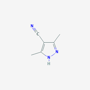 molecular formula C6H7N3 B189057 3,5-二甲基-1H-吡唑-4-碳腈 CAS No. 108161-12-2