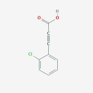 molecular formula C9H5ClO2 B189066 3-(2-氯苯基)-2-丙炔酸 CAS No. 24654-08-8