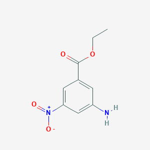 molecular formula C9H10N2O4 B189081 3-氨基-5-硝基苯甲酸乙酯 CAS No. 10394-67-9
