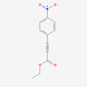 B189084 Ethyl 3-(4-nitrophenyl)prop-2-ynoate CAS No. 35283-08-0