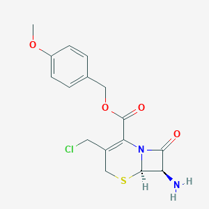 B018909 (1alpha)-4-(Chloromethyl)-7-oxo-8beta-amino-2-thia-6-azabicyclo[4.2.0]octa-4-ene-5-carboxylic acid 4-methox CAS No. 106773-36-8
