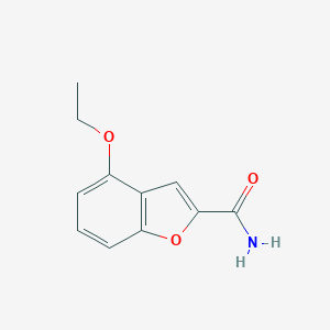 molecular formula C11H11NO3 B189142 4-Ethoxybenzofuran-2-carboxamide CAS No. 199287-56-4