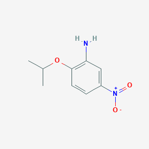 molecular formula C9H12N2O3 B189146 Aniline, 2-isopropoxy-5-nitro- CAS No. 53965-13-2