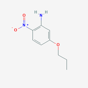molecular formula C9H12N2O3 B189150 2-Nitro-5-propoxyaniline CAS No. 113501-99-8