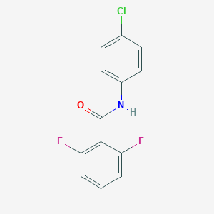 molecular formula C13H8ClF2NO B189155 N-(4-chlorophenyl)-2,6-difluorobenzamide CAS No. 122987-01-3