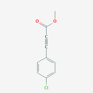 molecular formula C10H7ClO2 B189161 2-Propynoic acid, 3-(4-chlorophenyl)-, methyl ester CAS No. 7515-18-6