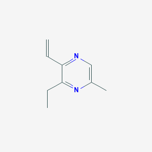 molecular formula C9H12N2 B018917 2-乙烯基-3-乙基-5-甲基吡嗪 CAS No. 181589-32-2