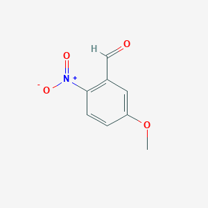 B189176 5-Methoxy-2-nitrobenzaldehyde CAS No. 20357-24-8
