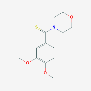 B189180 4-(3,4-Dimethoxybenzothioyl)morpholine CAS No. 87428-43-1