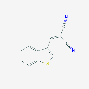 molecular formula C12H6N2S B189197 (1-Benzothiophen-3-ylmethylidene)propanedinitrile CAS No. 5381-30-6