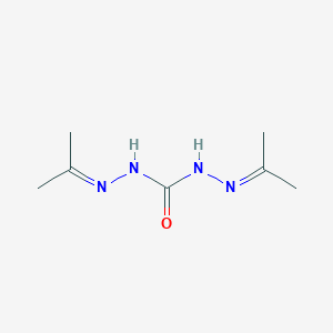 molecular formula C7H14N4O B189199 1,3-Bis(propan-2-ylideneamino)urea CAS No. 19411-36-0