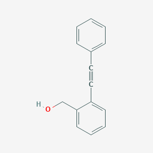 molecular formula C15H12O B189212 Benzenemethanol, 2-(phenylethynyl)- CAS No. 13141-40-7