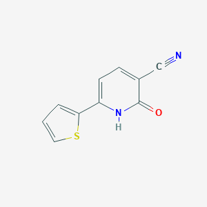 molecular formula C10H6N2OS B189215 3-氰基-2-羟基-6-(2-噻吩基)-吡啶 CAS No. 56304-76-8