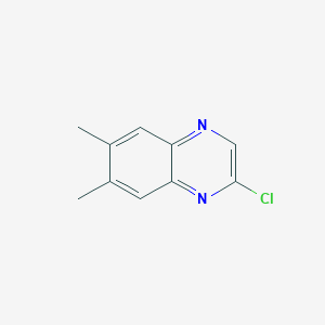 molecular formula C10H9ClN2 B189223 2-Chloro-6,7-dimethylquinoxaline CAS No. 29067-81-0