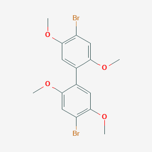 molecular formula C16H16Br2O4 B189227 4,4'-Dibromo-2,2',5,5'-tetramethoxybiphenyl CAS No. 200943-34-6