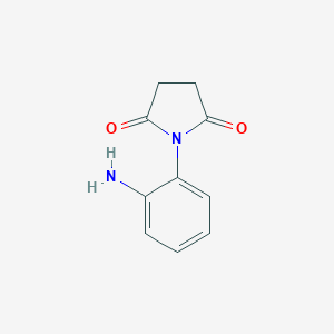 molecular formula C10H10N2O2 B189237 1-(2-Aminophenyl)pyrrolidine-2,5-dione CAS No. 1012-81-3