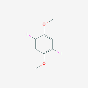 molecular formula C8H8I2O2 B189239 1,4-Diiodo-2,5-dimethoxybenzene CAS No. 51560-21-5