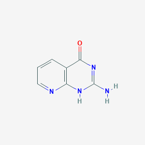 molecular formula C7H6N4O B189247 Pyrido(2,3-d)pyrimidine, 2-amino-4-hydroxy- CAS No. 7255-87-0